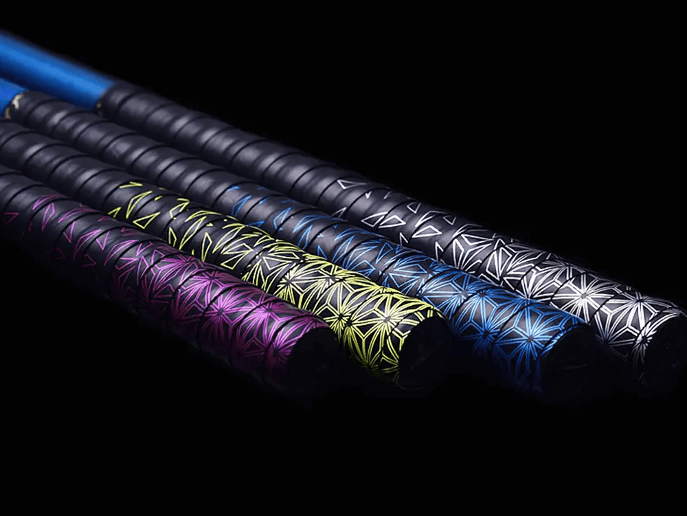 Anti-Slip Racket Grip Tape for Tennis Squash - SF3481, colorful textured overgrips